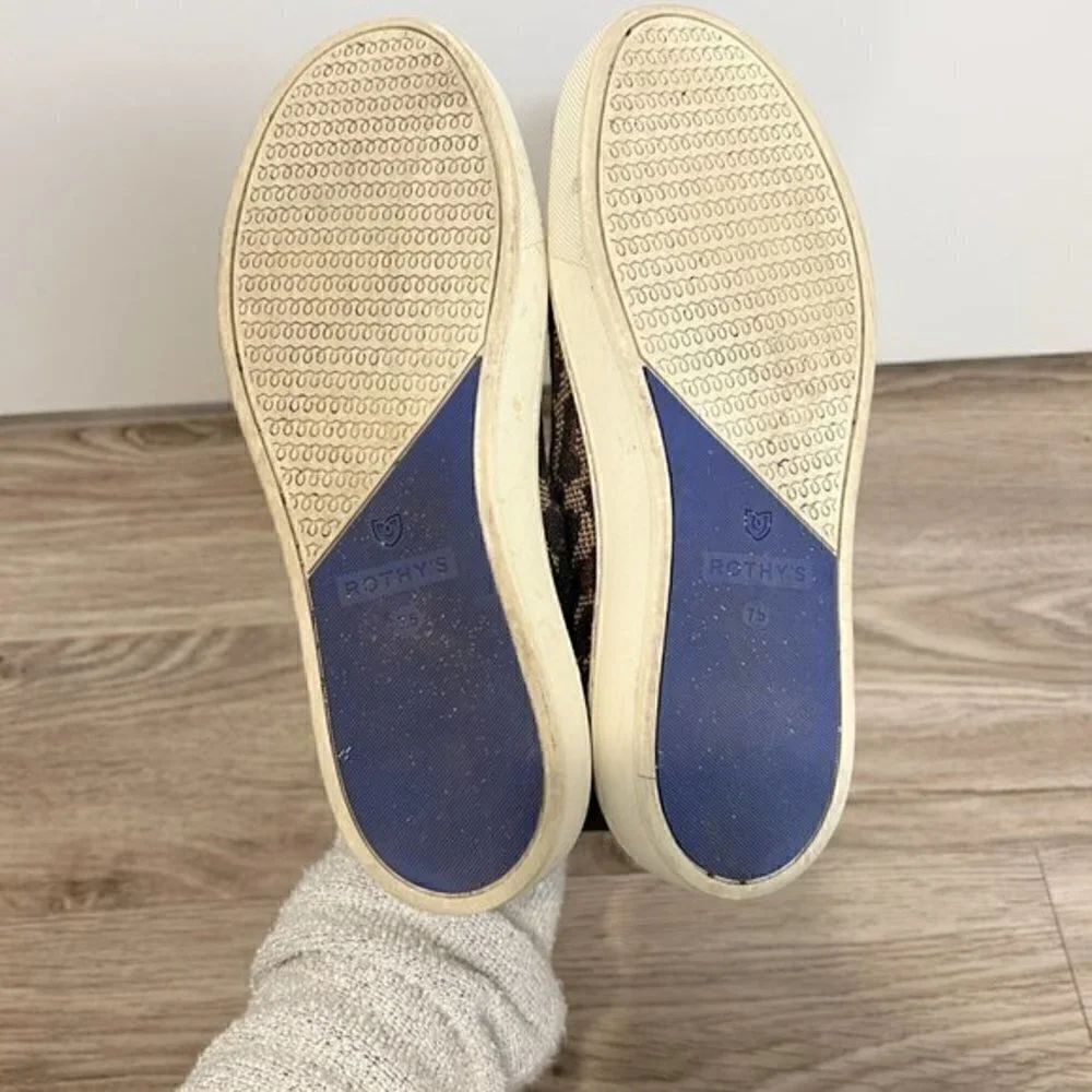 Rothy's Chelsea Knit Wildcat High Top Sneakers Size 7.5